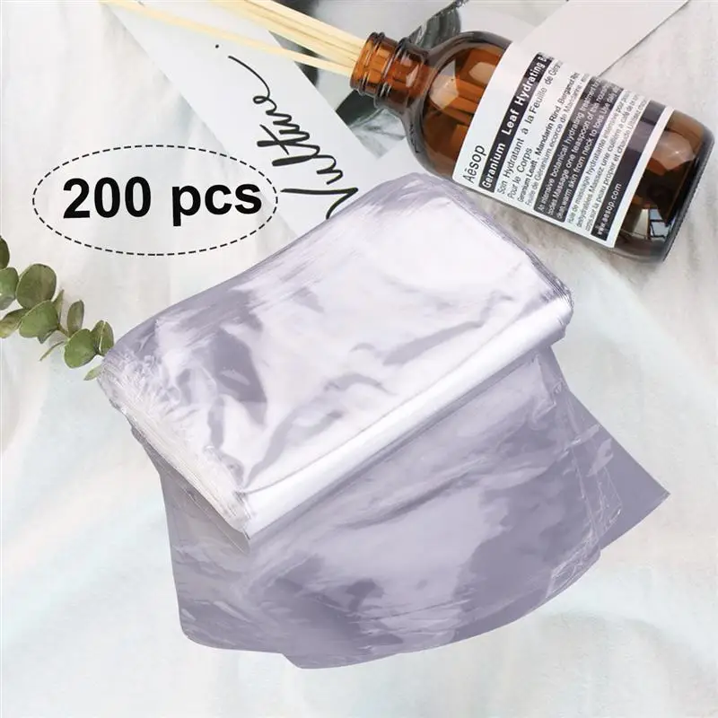 200 Pcs 6X6 inch Waterproof POF Heat Shrink Wrap Bags for Soaps Bath