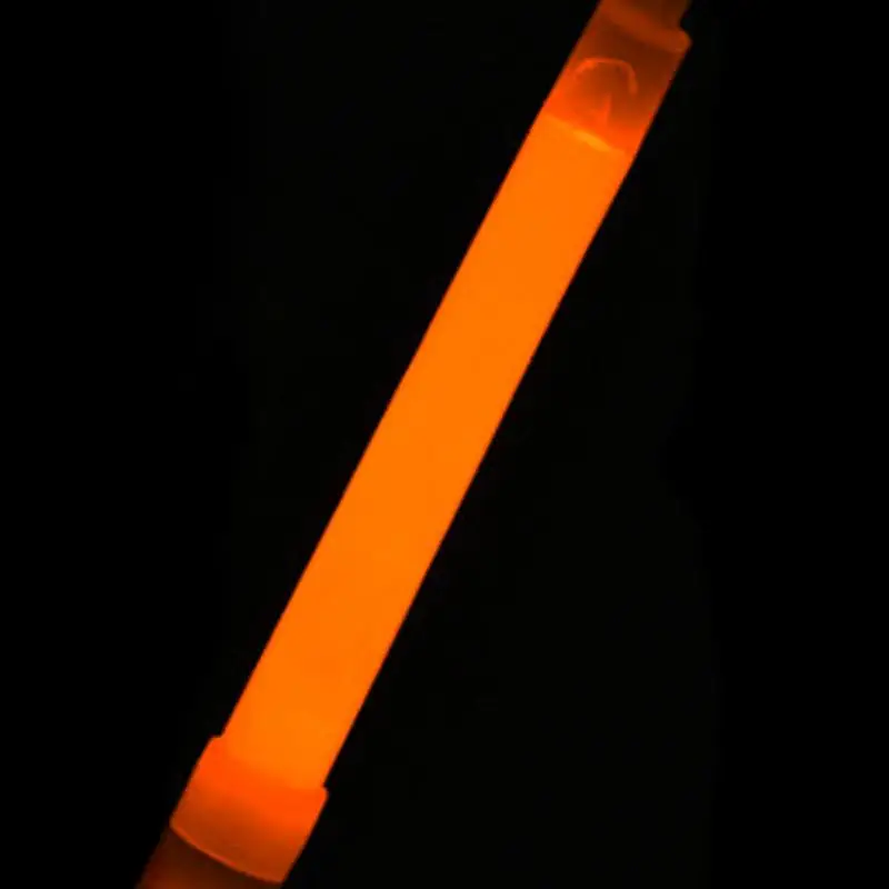 orange 2 предмета 6 дюймов промышленный Класс светящиеся палочки вечерние Кемпинг аварийные огни со святящимися палочками химические флюоресцентные подвесные Decoraction - Цвет: orange
