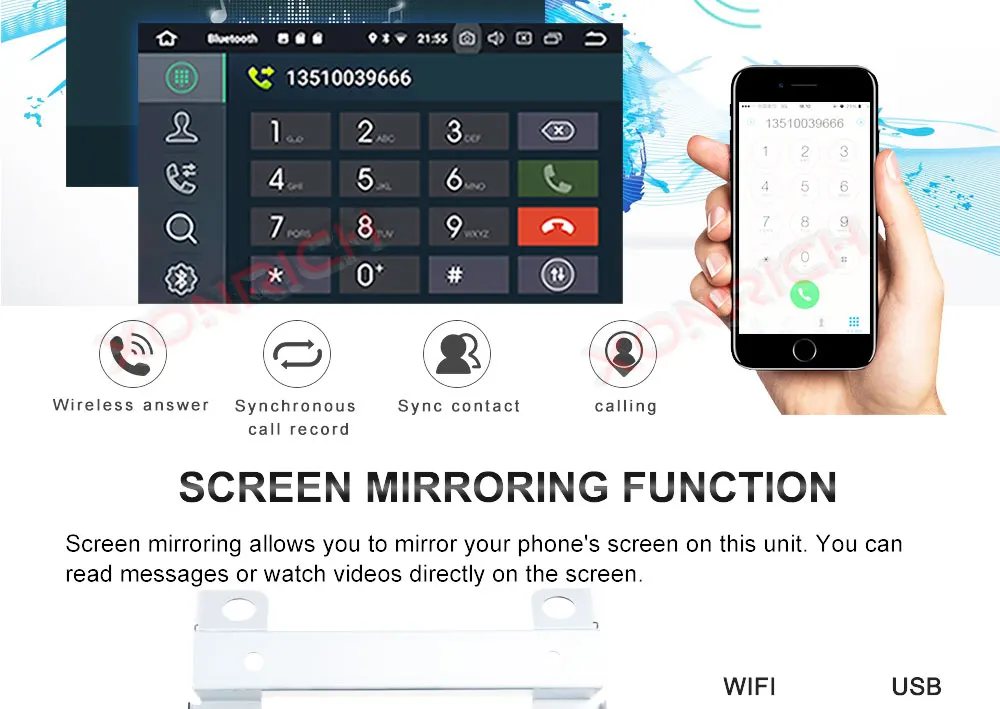 Clearance Android 8.1.0 HU Car Radio for Land Rover Freelander 2 2007-2012 GPS head units car multimedia Player car audio player headunit 14