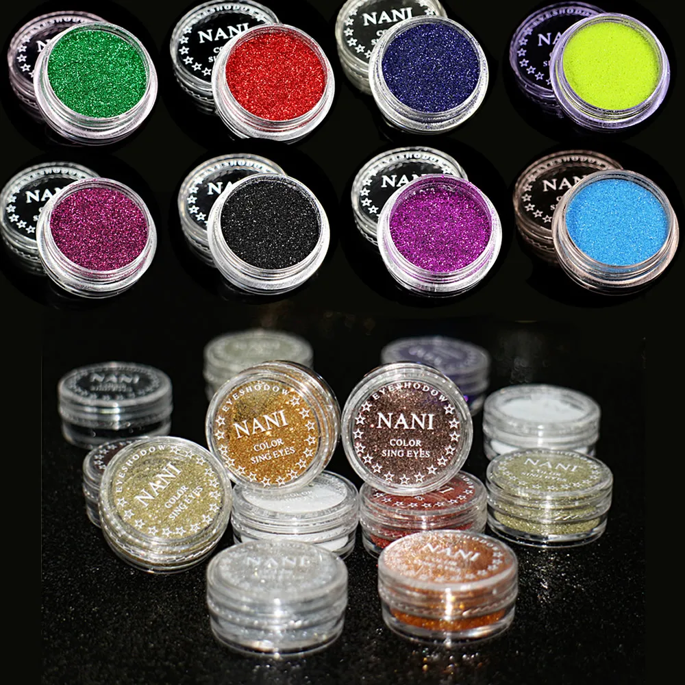 

23 Color Glitter Eyeshadow Powder Pigment Mineral Spangle Makeup Cosmetic Set Long-lasting