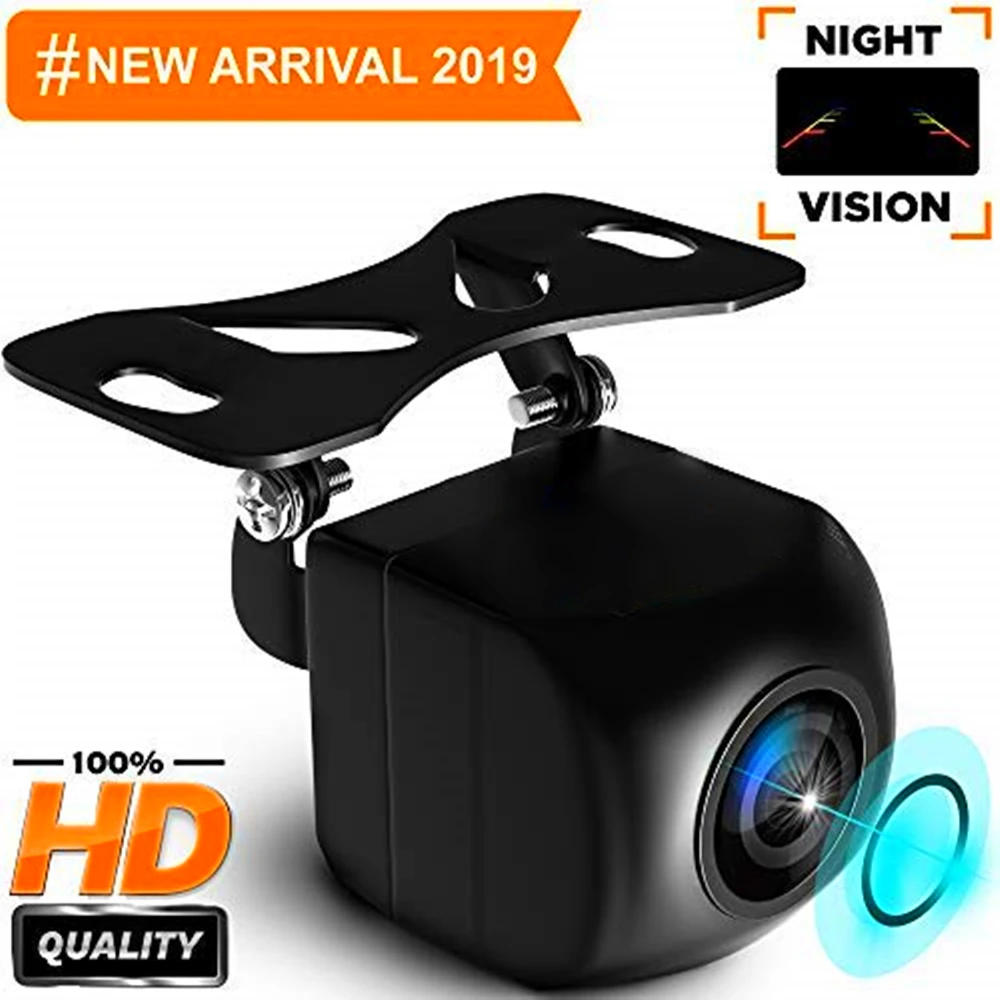 

HD 1080p Car Rear View Camera Waterproof Reverse Auto Back Up Car Camera High Definition 170 Wide View Angel Car Backup Camera