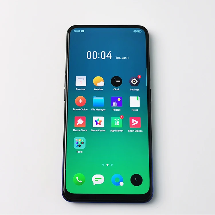 Realme X 6,53 "AMOLED экран Android 9,0 смартфон Восьмиядерный 3 камеры 16MP + 48MP + 5MP 2340*1080 сканер отпечатков пальцев 3765 мАч супер VOOC