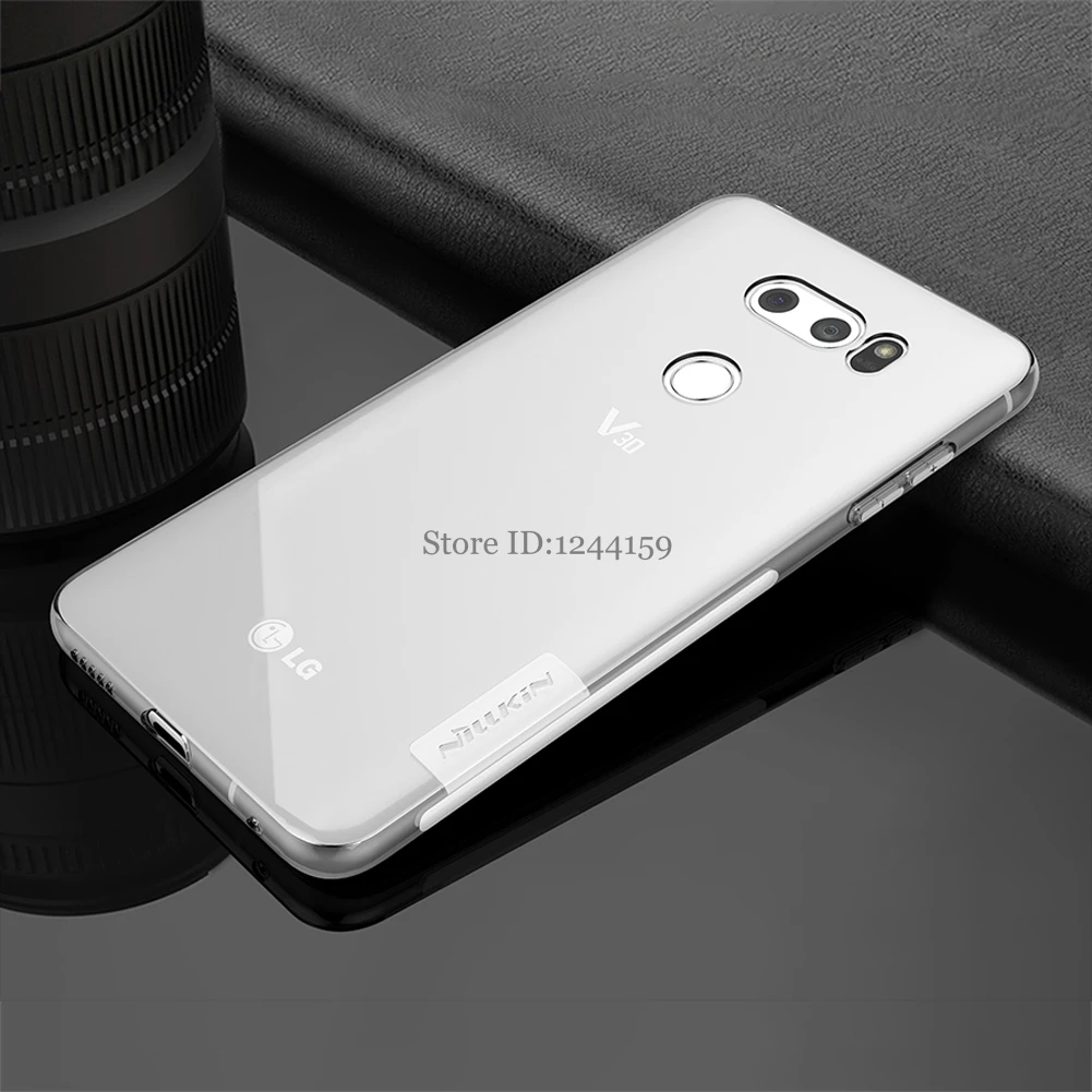 Transparent Nature TPU Case For LG V30 Clear Soft Luxury Back Cover Case