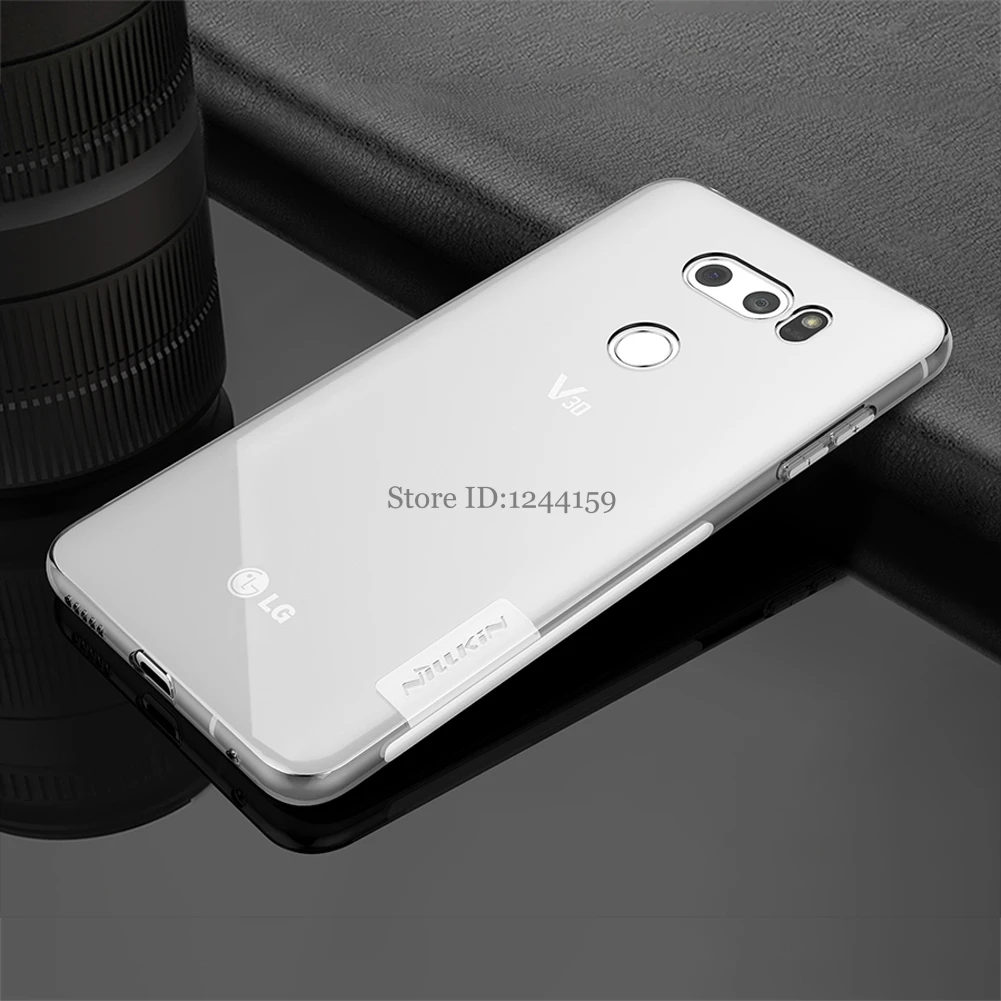 Прозрачный ТПУ чехол NILLKIN для LG V30 прозрачный мягкий роскошный чехол-накладка |