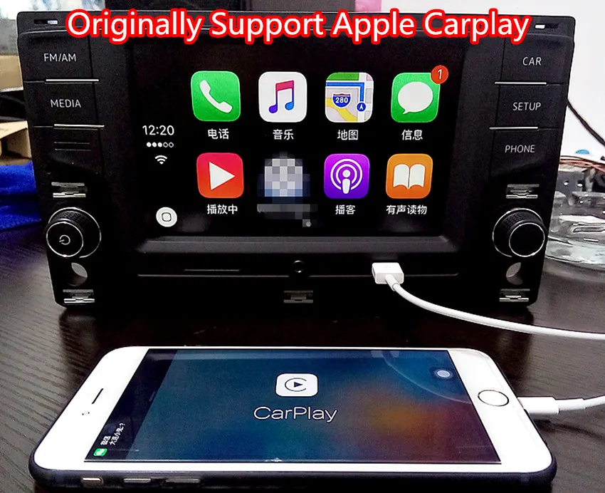 Для VW Golf 7 MK7 VII Passat B8 MQB Tiguan L Carplay 6 5 &quotMIB радио 5GD035280B 5GD 035 280 B|radio radio|radio passatradio for vw |