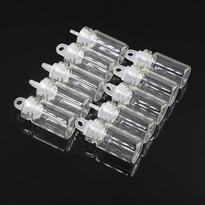 

10Pcs/set Mini Travel Refillable Conveniet Empty Bottles Scent Spray Case airless cosmetic container Clear Glass