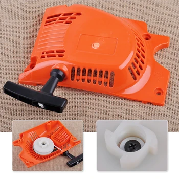 

LETAOSK New Generator Recoil Pull Starter Chainsaw Spares fit For Chinese Chainsaw 4500 5200 5800 45cc 52cc 58cc