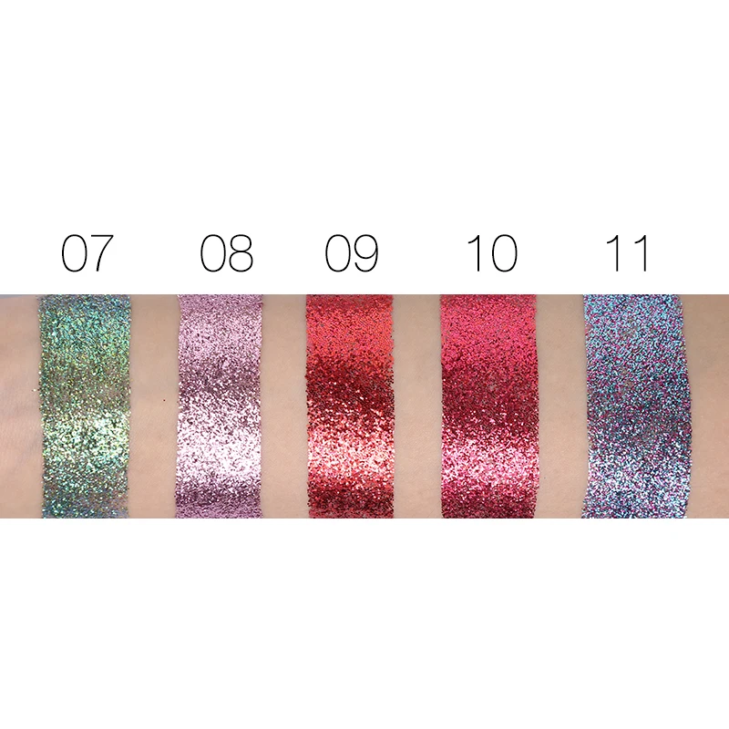 UCANBE 5 Colors Glitter Eyeshadow Diamond Metallic Single Eye Shadow Palette Brightening Creamy Powder Sparkling Festival Makeup UCANBE 5 Colors Glitter Eyeshadow Diamond Metallic Single Eye Shadow Palette Brightening Creamy Powder Sparkling Festival Makeup