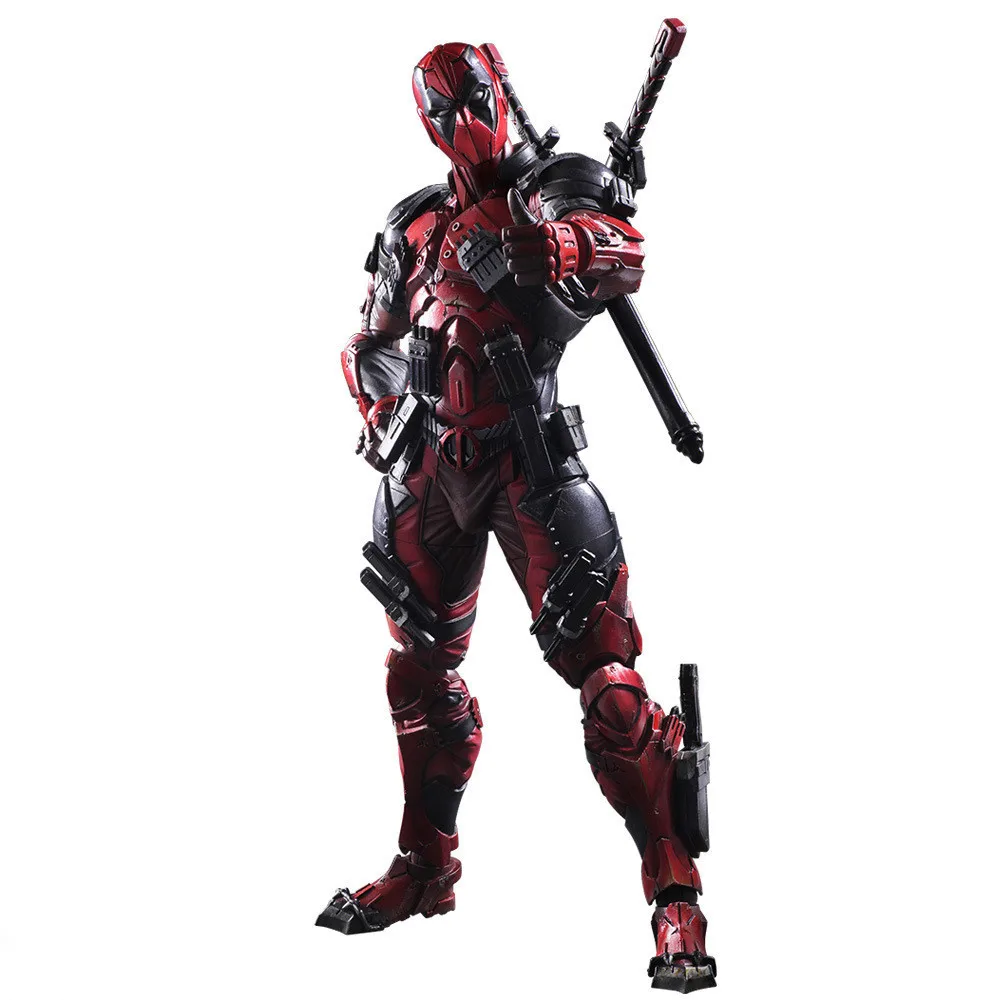 Фигурка Дэдпул Росомаха X men X-men Play Arts Kai Deadpool Wade Winston Wilson играть арт Кай ПВХ фигурка 26 см кукла игрушка