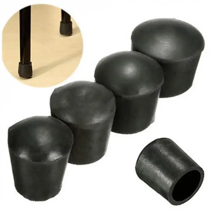 4 шт./компл. резиновый протектор шапки и устойчивая к царапинам Крышка для стола стульев мебельные ножки 669