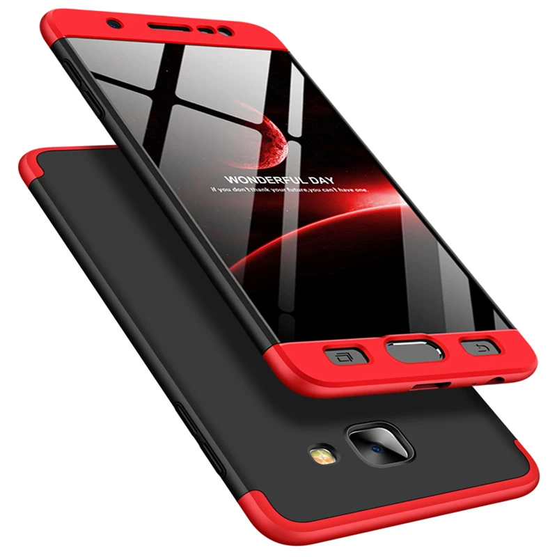 For Samsung Galaxy J7 Max Case 360 Degree Full Body Case For Samsung Galaxy J7 Max J7MAX Shockproof Case With Tempered Glass