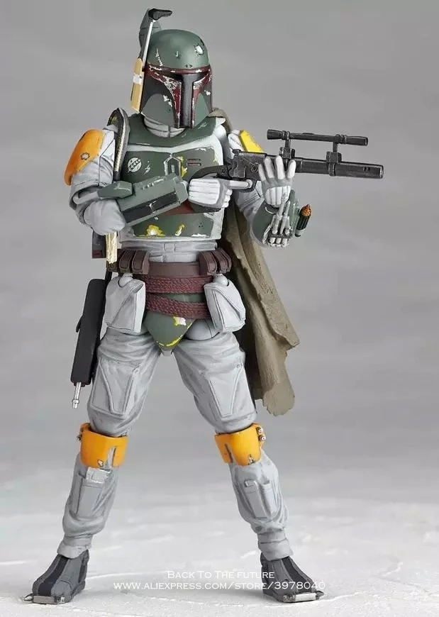

Disney Star Wars Revo 005 Boba Fett 16cm mini doll Action Figure Anime Decoration Collection Figurine Toys model for gift