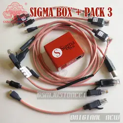 2018 оригинал новый sigma box set Сигма коробка с 9 кабели с pack3 активации для t MTK на основе Motorola alcatel huawei ZTELenovo