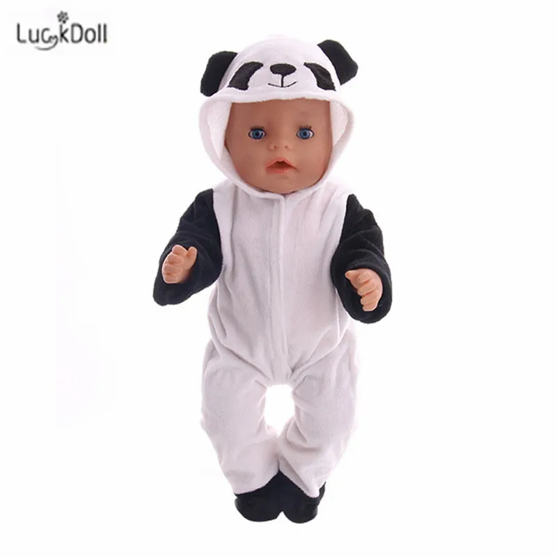 Cute Printing Pajamas Suit Doll Clothes for 18 Inches Girl Doll Accessories Gift