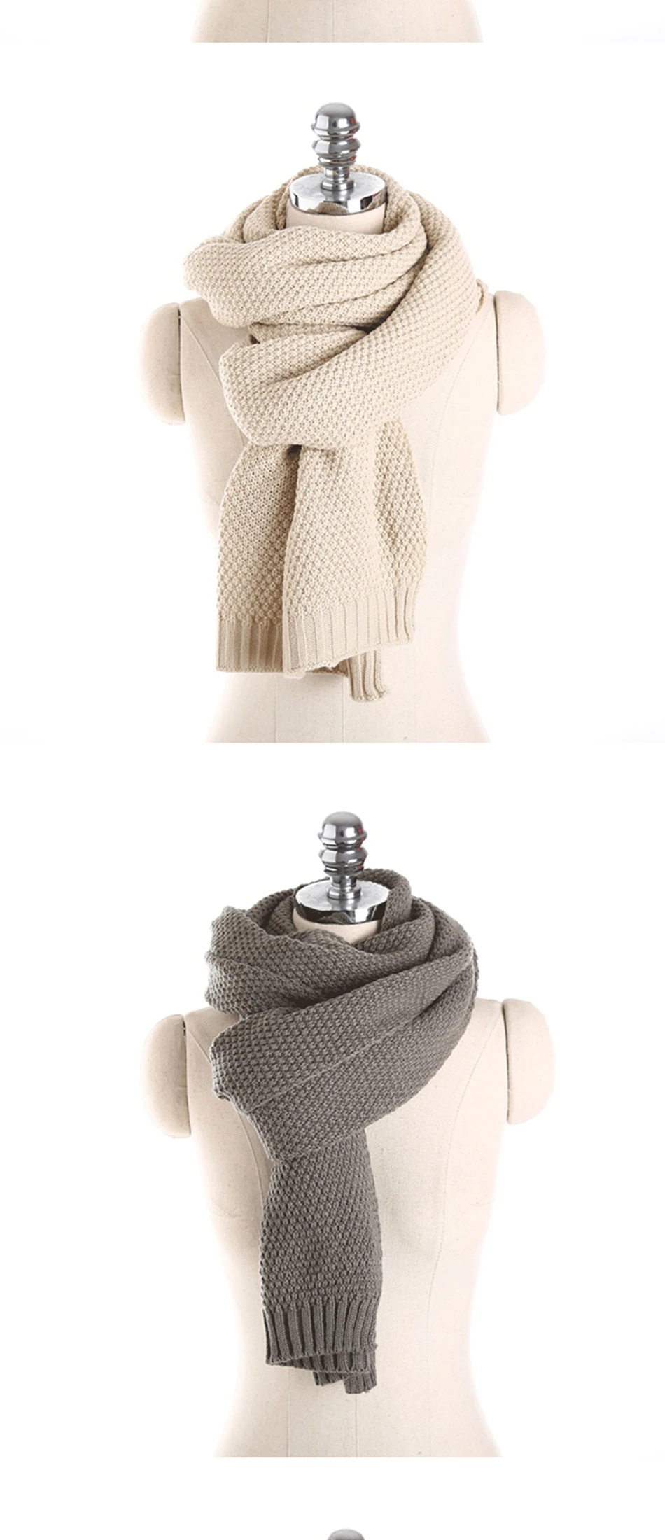 Waliicorners Clothing Accessories Apparel Plaid Women Scarf Winter Warm Thick Hijab Top Quality High Quality Cashmere Casual 13 3_03