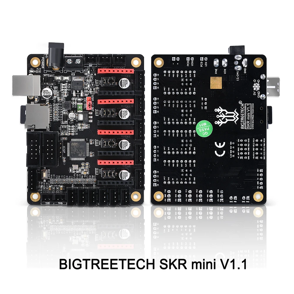 Плата управления BIGTREETECH SKR mini V1.1 32 бит детали для 3D принтера TMC2208 TMC2130 spi драйвер Reprap