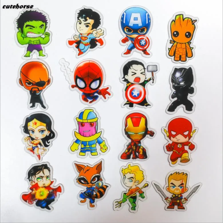 

Marvel hero series iron man superman animation refrigerator magnet
