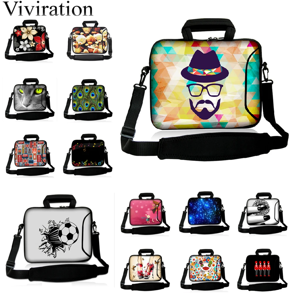 

Notebook Computer Briefcase For Macbook Xiaomi Huawei 9.7 Tablet 10.1 12 17" Chromebook Messenger Bags 13.3 14 15.6 Shoulder Bag