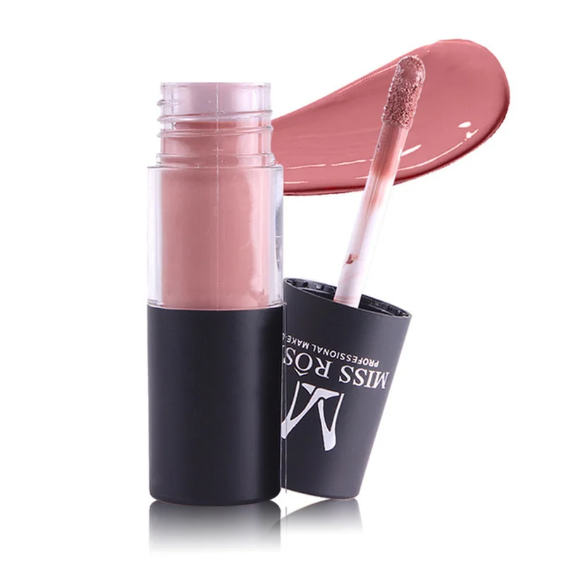 

2019 new cylindrical scrub sanding is not easy to stick cup lip gloss waterproof not easy to fade lip gloss women cosmetics