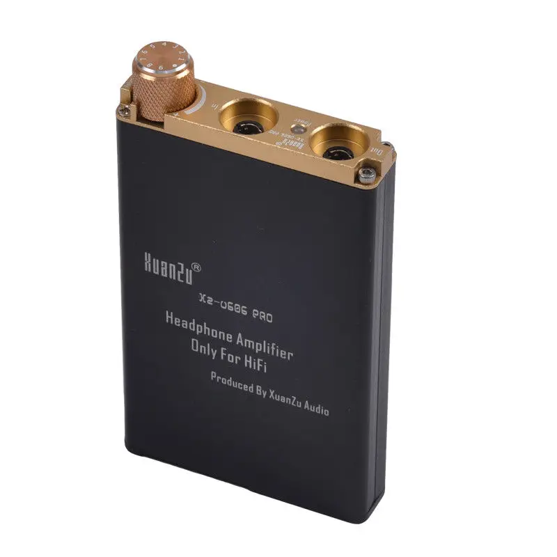 GZLOZONE Hifi Mini Portable Stereo headphone amplifier Tube style No noise amp L3 50