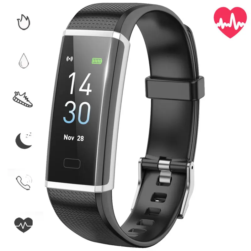 

Color Screen Smart Bracelet Women Men Smart Wristband Multiple Sports Fitness Tracker Heart Rate Monitor IP67 Waterproof Watch