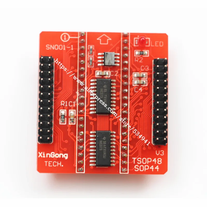Оригинальные базовые адаптеры V3 SOP44 TSOP48 разъем адаптера для Minipro TL866 TL866CS TL866A TL866II