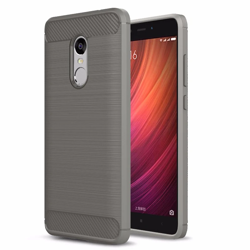 Case For Xiaomi Redmi Note 4 4X 5.5'' Brushed Armor Shockproof Soft TPU Case for Xiaomi RedMi Note 4 Pro Prime Cover 13