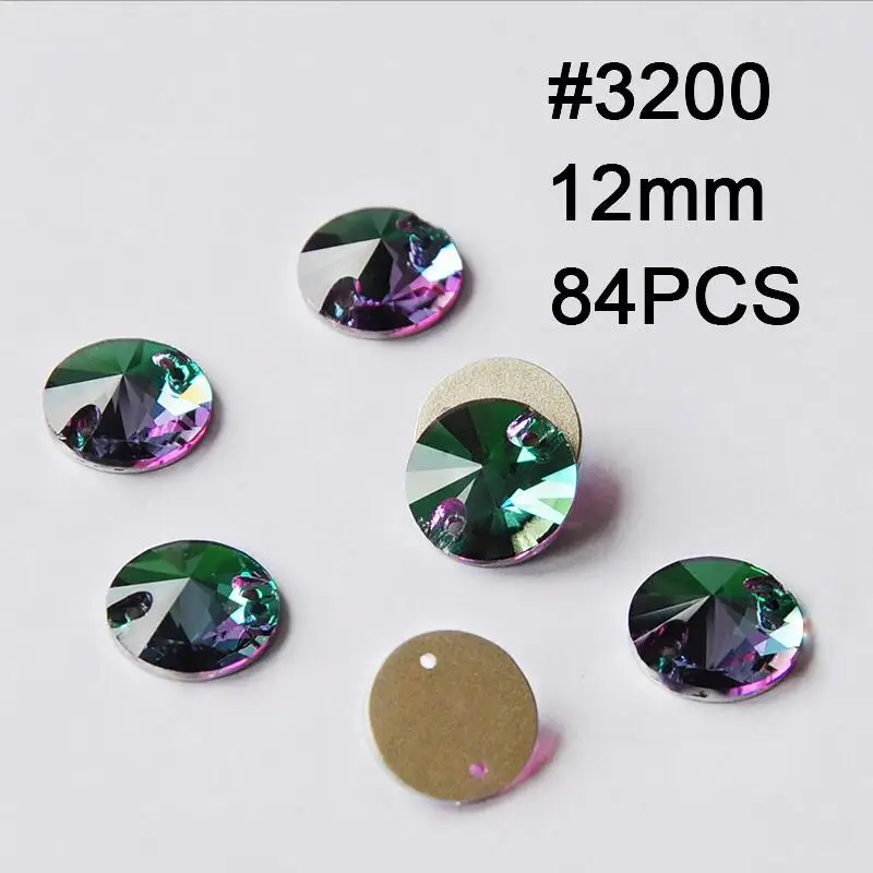 Rivoli 12mm 84pcs Смешанные формы изумруд Rivoli квадратная космическая триллиантная КАПЛЕВИДНАЯ капля пришивные стразы для шитья стеклянные кристаллы пришивные камни - Цвет: Rivoli 12mm 84pcs