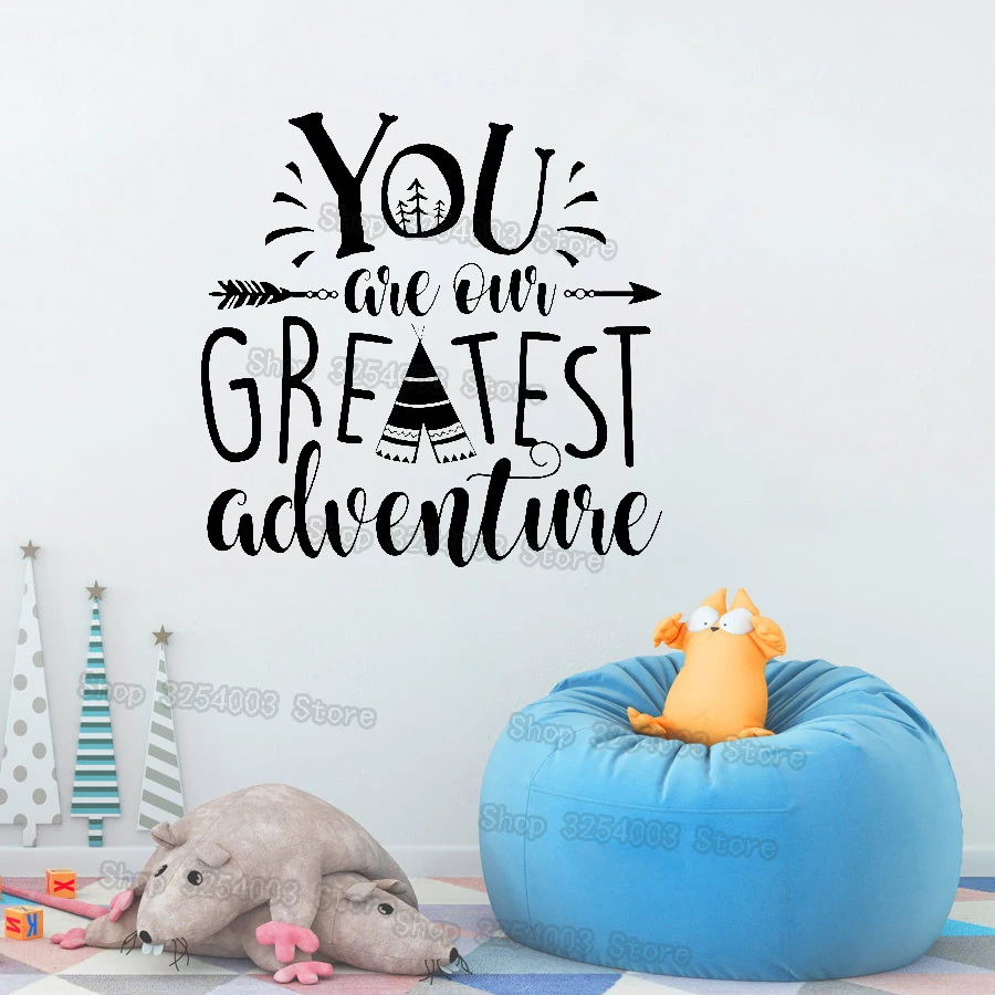 Kids Room Decor Wall Stickers Home Decorate You are Our Greatest