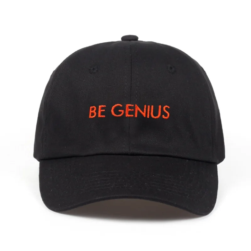 Новинка 2019 года высокое качество быть GENIUS вышивка бейсбол кепки хип хоп snapback s регулируемый папа шляпа весна Кепка для улицы