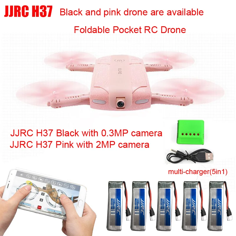 jjrc h37 elfie foldable mini rc selfie drone