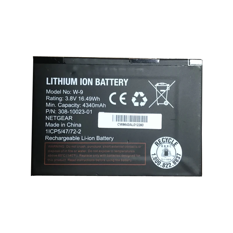 

4340mah W-9 Battery For NETGEAR AirCard AC810S AC815 Verizon Jetpack Hotspot AC791L batteries