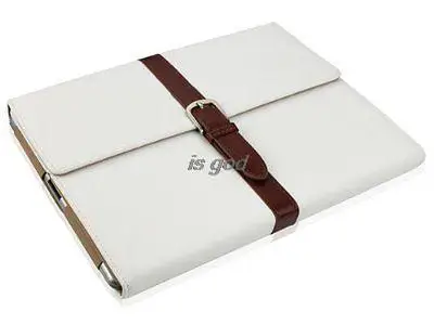 White Luxury Button Belt Smart Leather Case Cover Stand for New iPad 2 3 4 Gen | Компьютеры и офис