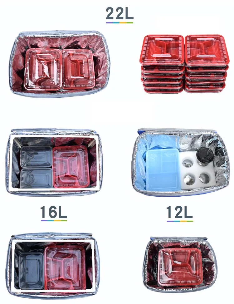 12L 16L 22L оксфордская утолщенная сумка-холодильник, большая Термосумка для пикника, Ланч-бокс, упаковка со льдом, еда, напитки, транспортное средство, теплоизоляционная сумка на плечо, крутая сумка