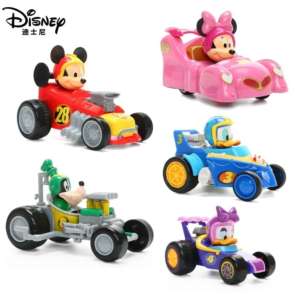 

Disney Genuine Mickey Miao Wonder Team Inertia Car Toys Children's Puzzle Donald Duck Toy Car Racing Model Birthday Gift