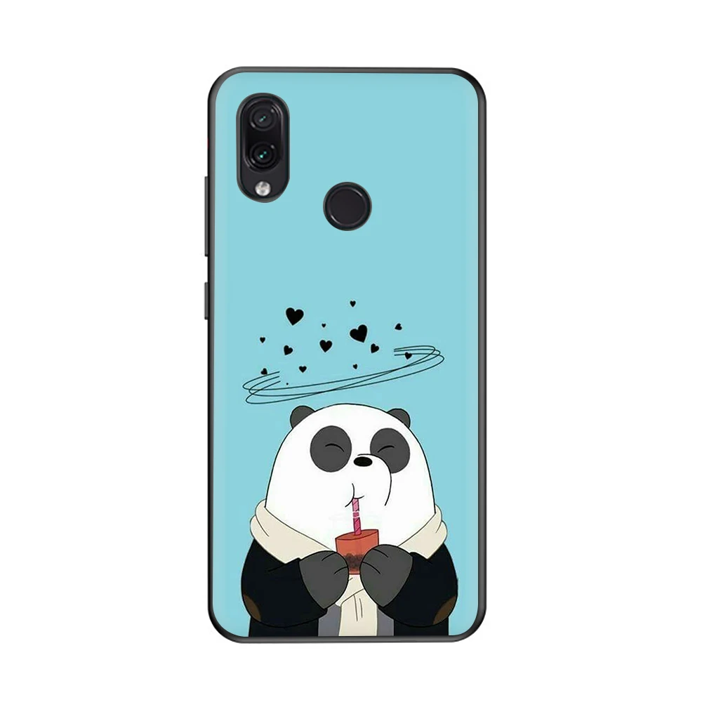 Мягкий силиконовый чехол для телефона с милыми мультяшными медведями для Xiaomi Redmi 4A 6A S2 Note 7 8 4 4x5 6 Pro 7A K20 Pro - Цвет: B6