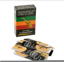Hot 10pcs Classic Alto Sax Reeds Reed For Riyin Saxophone 2.5 Strength 2 1/2 Music Xmas Gift Useful For Musical Instruments 2018 france salma 80 series alto and tenor saxophone e flat b tune musical instruments silver plated play music free shipping
