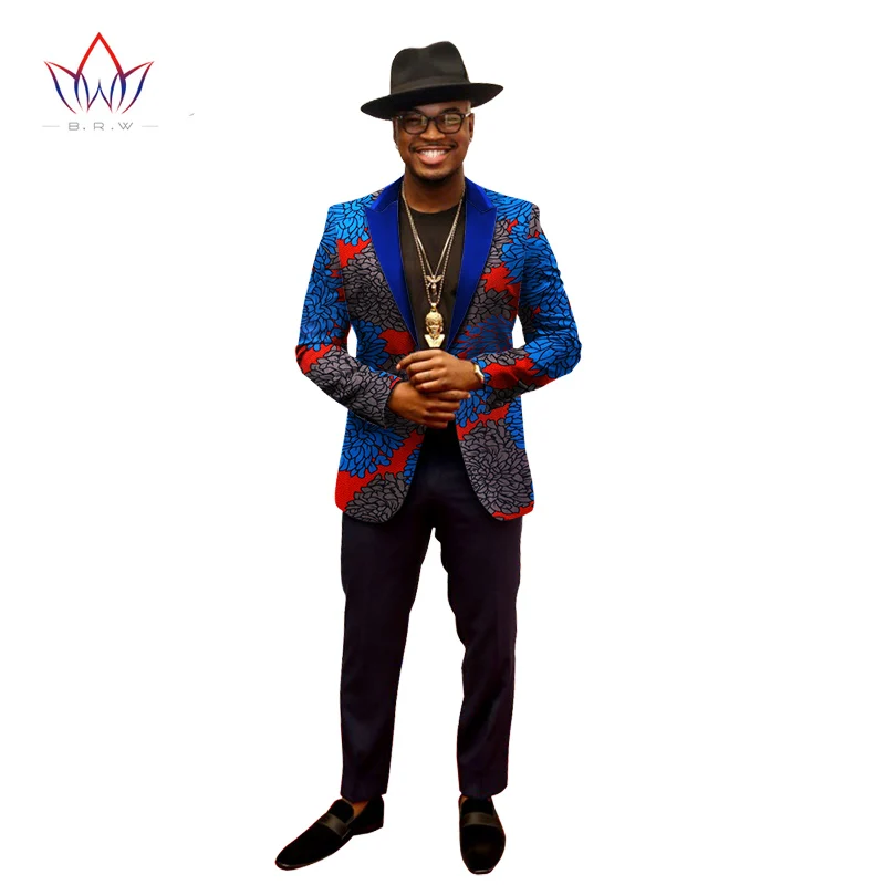 

2019 Spring Blazers Men Blazer Costume Homme Africa Bazin Riche 6XL Mens Clothing Vestidos Formales Free Shipping 6xl BRW WYN202