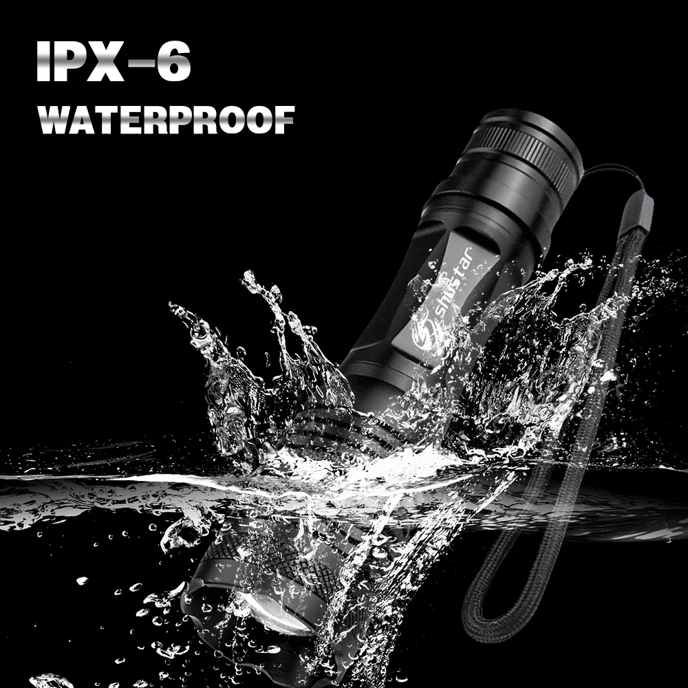 Waterproof bicycle light 5 lighting mode super bright LED flashlight zoom high quality bicycle accessories using 18650 battery