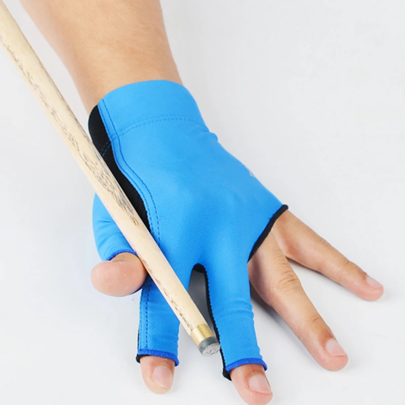 

snooker Billiard Cue Glove Pool Left Hand Open Three Finger Accessory Fitness Accessories
