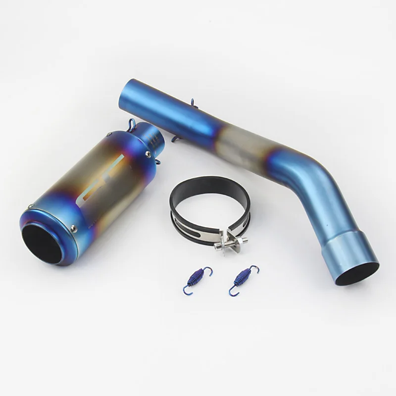 

For Kawasaki ZX10R 2008-2017 Motorcycle Muffler Exhaust System Pipe+Mid Link Pipe Stainless Steel Moto Escape Modified Slip On