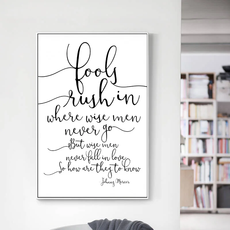 Motivational Quote Posters and Prints Minimalist Canvas Poster Wall Art