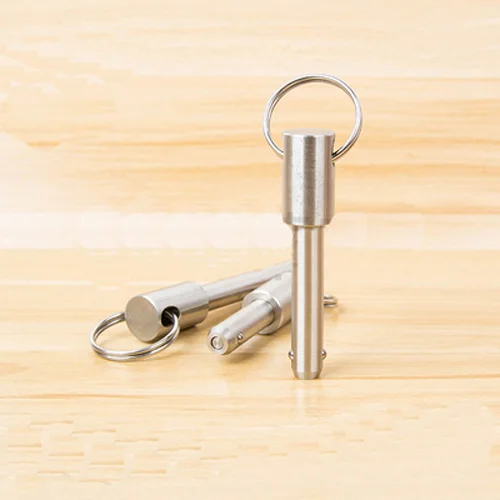 1pcs M10 Locating pin Pull ring Ball lock pins Quick release unloading Steel ball latch stainless steels 5mm-75mm L | Обустройство
