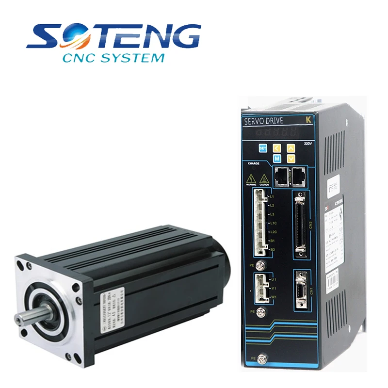 

Absolutely servo drive with 1.2Kw 17bit servo motor and cables 5meters