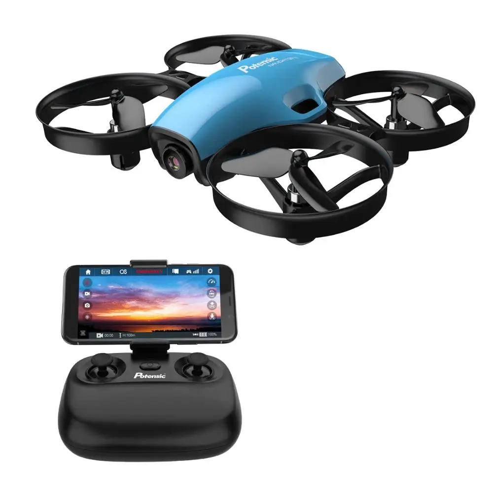 

Potensic New arrival A30W 2.4G mini RC drone quadcopter altitude hold drone with fpv
