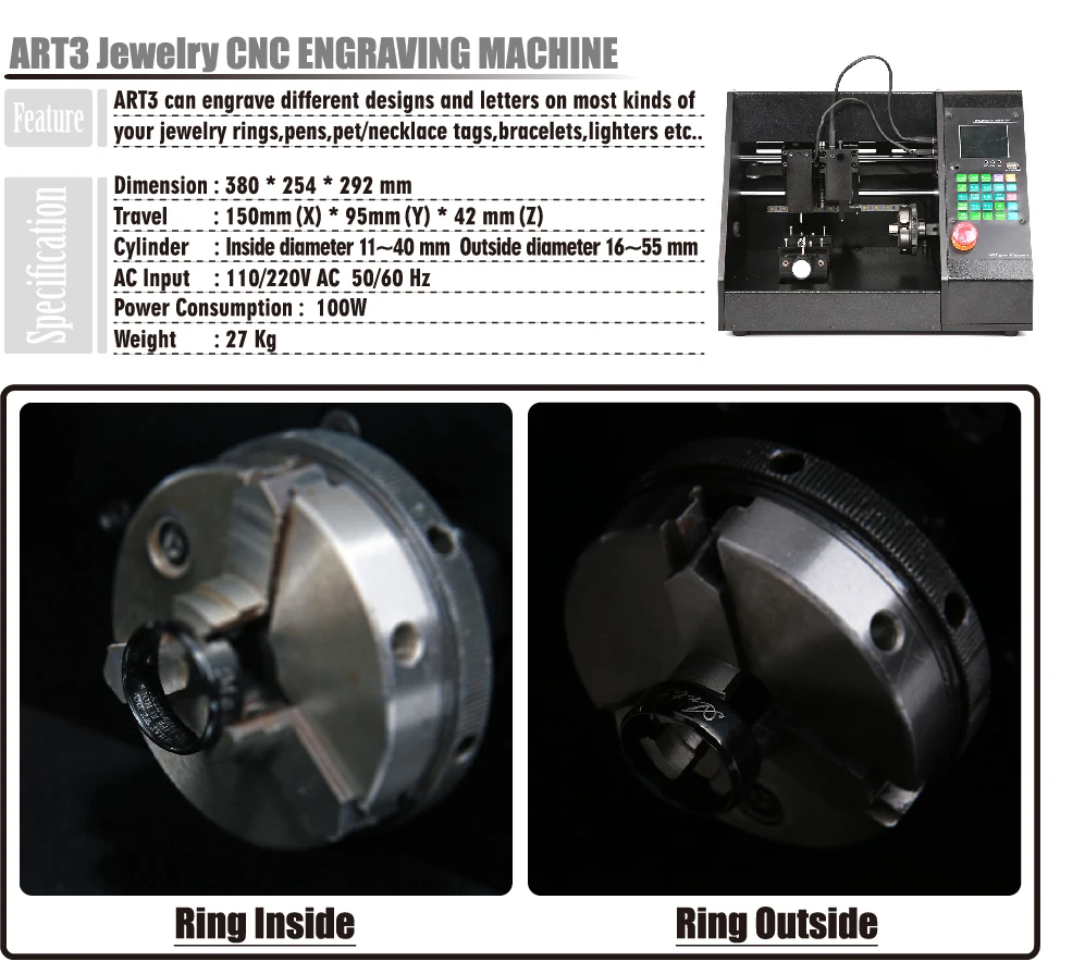 ART Jewelry CNC engraving machine 1