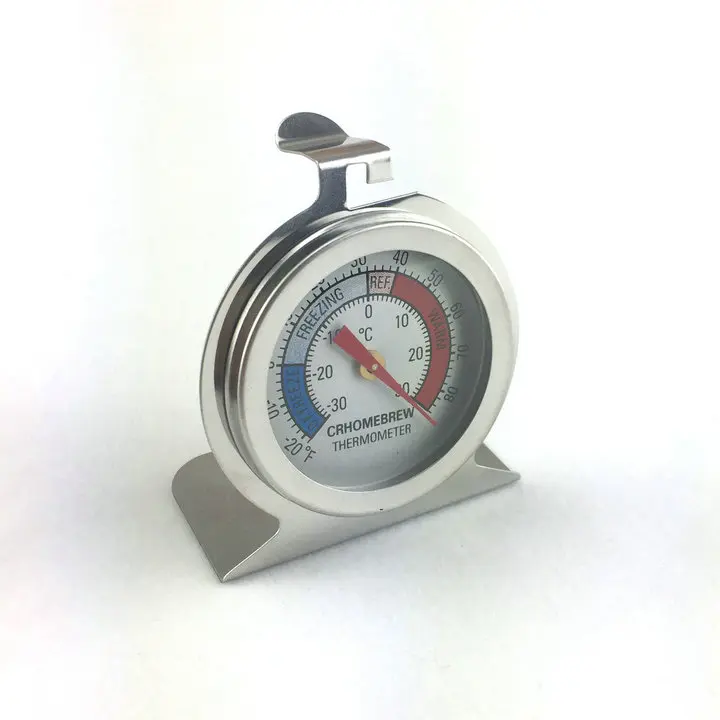 Buy homebrew Kegorator Draft Beer thermometer,Metal Freezer thermometer, 30+30