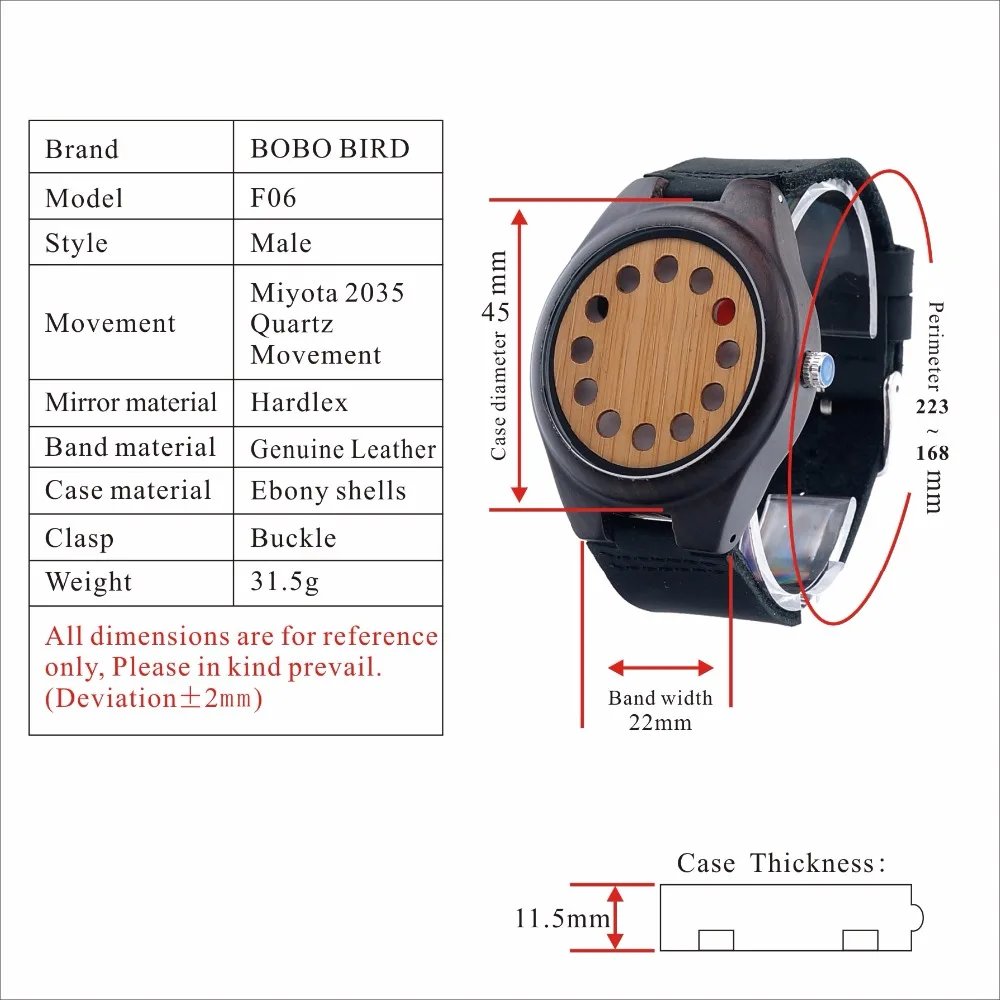 BOBO BIRD Экологичные деревянные наручные часы Мужские Топ люксовый бренд Уникальный дизайн с отверстиями кожа кварцевые часы с кожаным ремешком