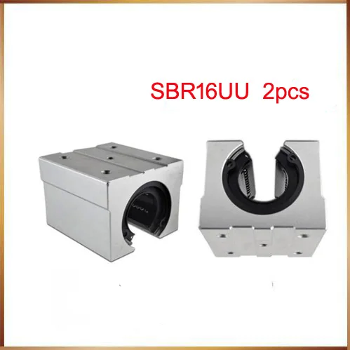 sbr16 free shipping 2pcs/lot Free shipping SBR16UU 16mm Linear Ball Bearing Block CNC Router SBR16 free shipping12pcs lot oz826ln