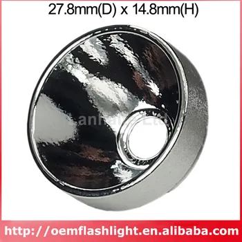 

27.8mm(D) x 14.8mm(H) OP Aluminum Reflector